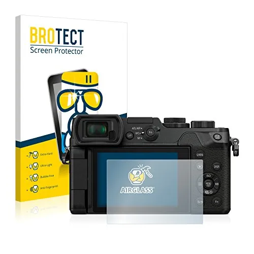 BROTECT Schutzglas für Panasonic Lumix DMC-GX8 Schutzfolie Made in Germany Panzer Folie Glas Displayschutz [Kratzfest 9H, Anti-Fingerprint]