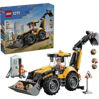 LEGO® City 60480 - Gelber Baggerlader - Vollständiges Set mit 301 Teilen für kreative Bauprojekte. Ideal für Kinder ab 7 Jahren, fördert die Fantasie und Geschicklichkeit beim Spielen. Versand ab 01.06.2026!