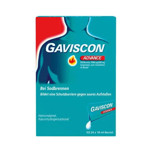 GAVISCON Advance Pfefferminz Suspension bei Sodbrennen