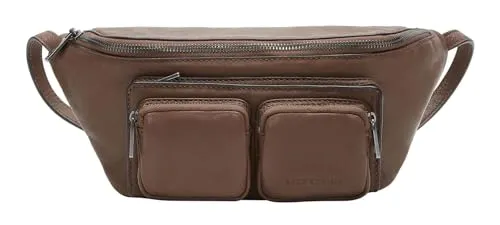 Liebeskind Maia Sheep Natural M Gürteltasche - Gürteltasche aus hochwertigem Schafsleder in dunkelbraun, ideal für stilvolle Aufbewahrung und praktische Nutzung im Alltag.