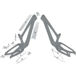 SYNCROS Rahmenschutz Set für Bold Linkin 2023 - Transparent - Schütze Dein Bold Linkin mit dem SYNCROS Rahmenschutz Set 2023. Die passgenauen Elemente bieten zuverlässigen Schutz vor Kratzern und Abplatzen, ohne aufdringlich zu wirken. Einfach anzubringen und leicht zu reinigen!