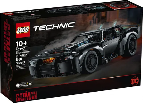 LEGO® Technic 42127 Batmans Batmobil™ - Konstruktionsspielsteine - Erlebe den Nervenkitzel des Bauens mit 1360 Teilen! Das detailreiche Batmobil™ bietet kreativen Spielspaß für Fans ab 10 Jahren.