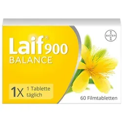 Laif 900 Balance Filmtabletten 60 St - Arzneimittel für die mentale Balance, rezeptfrei und ideal zur Unterstützung in stressigen Zeiten. 60 Filmtabletten von Bayer Vital.
