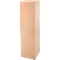 Dekosäule Unlackiertes MDF - Blumensäule in Bronze für Wohnzimmer - Vielseitige Dekosäule aus rohem MDF mit industriellem Look. Ideal als Pflanzenständer oder für die Präsentation von Figuren. Leicht und robust, perfekt für jeden Raum.