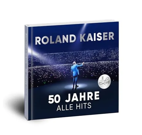 ROLAND KAISER 50 Jahre. Alle Hits. Live - 2 CD Edition - Schlager Album mit allen Hits von Roland Kaiser, live aufgenommen und ideal für Fans, die die besten Songs in einer einzigartigen Live-Performance erleben möchten.