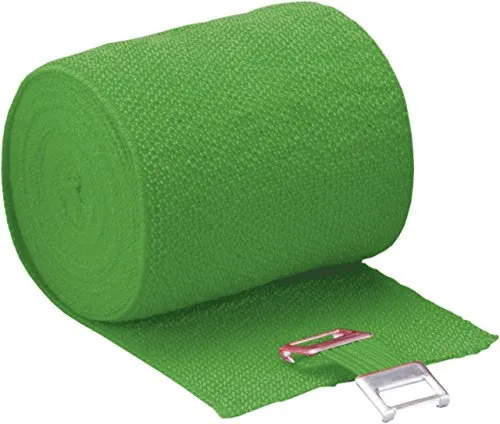 Höga Lastic-Color, grün, 6 cm x 5 m gedehnt, dauerelastische Idealbinde, 1er Pack (1 x 0.036 kg)