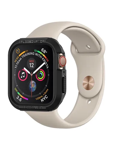 Spigen Rugged Armor - black - Apple Watch 9/8/7 (41mm)/6/SE/5/4 (40mm)