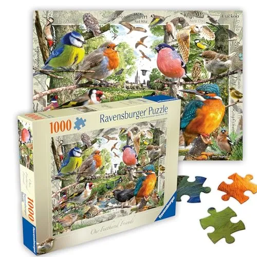 Ravensburger Our Feathered Friends 1000 Teile Puzzle für Erwachsene - 12000328 - Handwerkliches Werkzeug, Made in Germany, jedes Teil zusammen