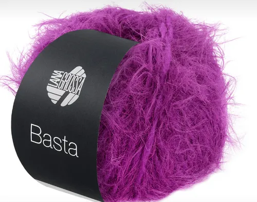  NEU! BASTA Lana Grossa 50g Fb. 10 fuchsiapink federzarter Flausch kg/138€