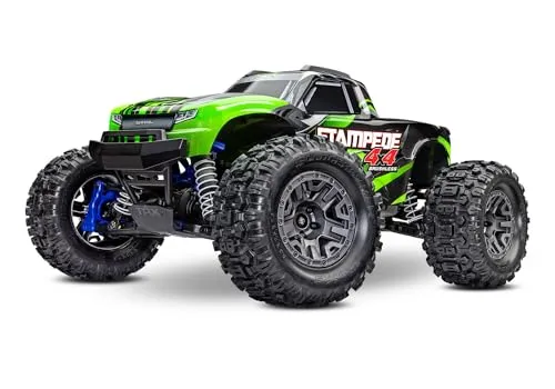 Traxxas Stampede 4x4 BL-2s RTR 67154-4 grün - leistungsstarker bürstenloser Motor, ideal für Offroad-Abenteuer ohne Akku und Ladegerät