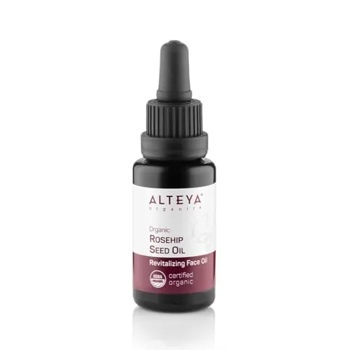 Alteya Bio Hagebuttenöl 20ml - 100% USDA Organic-zertifiziert Rein Natürlich Kaltgepresst Hagebuttensamen-Trägeröl – Feuchtigkeitsspendend, Aufbauend, in Premium therapeutischer Qualität