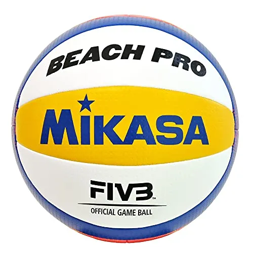 Mikasa Beach Classic BV551C - Wettkampf Beachvolleyball - Bälle für Outdoor-Sportarten, FIVB-zugelassener Wettkampfspielball, ideal für professionelle Beach-Volleyball-Spiele.