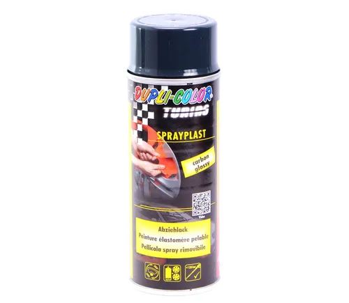Dupli-Color SPRAYPLAST Abziehlack Sprühfolie 400 ml - Carbon Glanz - Autofolien in Carbon Glanz, ideal für individuelle Fahrzeuggestaltungen und einfachen Rückbau ohne Lackschäden.