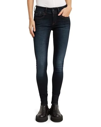 G-STAR RAW Damen Lynn Super Skinny Jeans - Stylische Mid Waist Jeans mit eng anliegendem Schnitt von Oberschenkel bis Saum. Ideal für einen modernen Look und perfekten Sitz.