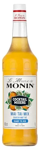 Monin Siroop Mai Tai Mix (1 Liter) - Genießen Sie exotische Cocktails mit dem Monin Siroop Mai Tai Mix. Ideal für kreative Mixgetränke, sorgt dieser Sirup für ein fruchtiges Geschmackserlebnis und eine einfache Zubereitung.