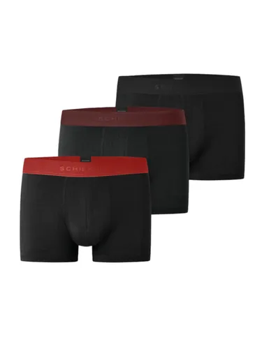 Schiesser Herren 3 Pack Bio Baumwolle Boxershorts - Herren-Boxershorts aus 95% Bio-Baumwolle, mit sportlichem Logo-Webgummibund für hohen Tragekomfort und Formstabilität.