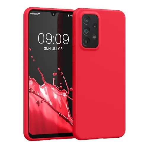 kwmobile Handyhülle für Samsung Galaxy A33 5G Hülle - TPU Case - Kabelloses Laden - Schutzhülle Cover in Neon Pink