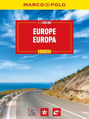 MARCO POLO Reiseatlas Europa 1:2 Mio.: Straßenatlas und Autoatlas, Spiralbindung