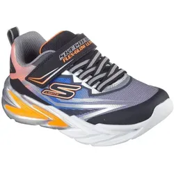 SKECHERS FLEX-GLOW ULTRA Schwarz - Sneaker mit leuchtender Zwischensohle und Ombré-Mesh-Obermaterial, ideal für aktive Kinder. Einfaches An- und Ausziehen dank Adaptive Closure.