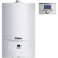 Vaillant ecoTEC pure VCW 206/7-2 Paket mit VRT 350 - Brennwertkessel für effiziente Heizlösungen, ideal für Mehrfamilienhäuser. Mit 19 kW Leistung und digitalem Display für einfache Bedienung.