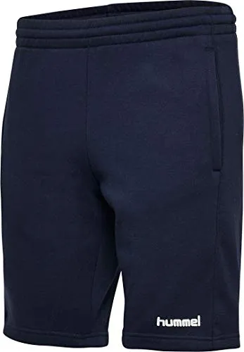 hummel Damen Shorts HMLGO Cotton Bermuda Woman, Marine, S, 203532-7026