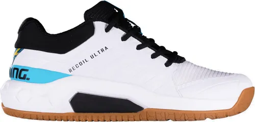 Salming Recoil Ultra Indoor Handballschuhe Hallenschuhe weiß/schwarz/blau 1233072-0707, Schuhgröße:47 1/3 EU