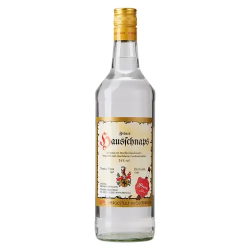 Prinz Hausschnaps Kombipaket 34 % Vol. - 6 x 1,0 Liter - Genießen Sie die feine Marille in diesem Kombipaket mit 6 Flaschen. Ideal für gesellige Anlässe oder als Geschenk. Hochwertige Spirituose aus der Region Bodensee.