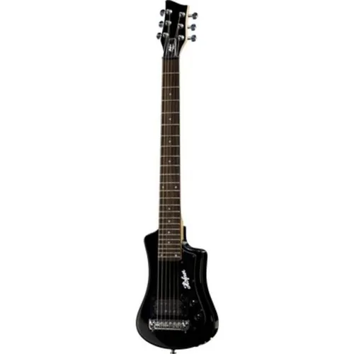 Höfner Shorty E-Gitarre Schwarz - Gitarren, kompakte und leichte Bauweise mit hochwertigem Höfner Open Humbucker für kraftvollen Sound.