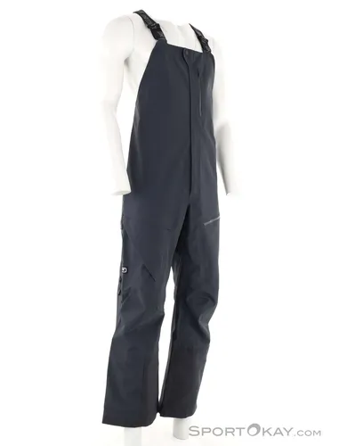 Ortovox Ravine Plus 3L Bib Pants - Skihose Größe L schwarz - Wasserdichte Hardshellhose mit Trägern für Wintersport. Ideal für Skitouren und Freeride, ausgestattet mit Kantenschutz und Belüftungsreißverschluss. Hohe Bewegungsfreiheit und durchdachtes Design für Outdoor-Enthusiasten.