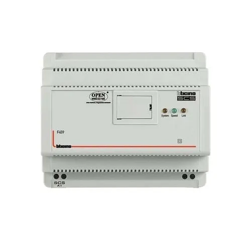 Legrand Bticino F459 Gateway - SPS-Ein-/Ausgangsmodule, vielseitige Bussystem-Systemschnittstelle für einfache Integration in moderne Gebäudeverwaltungssysteme.
