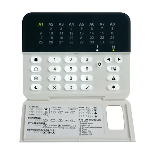 Teletek Eclipse LED32 Tastatur mit LED-Anzeige - Bluetooth-Tastatur in Weiß mit innovativer LED-Anzeige zur Identifikation von Problemzonen für ein optimales Tipp-Erlebnis.