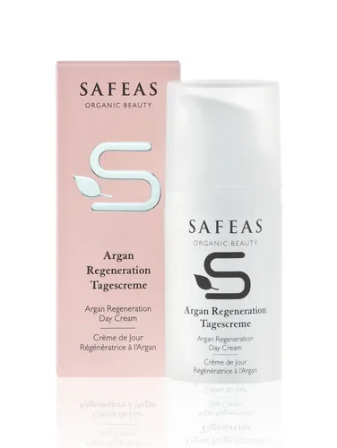 Safeas Argan Tagescreme, 30 Milliliter - Tagespflege mit wertvollem Arganöl, spendet intensive Feuchtigkeit und verleiht der Haut ein strahlendes Aussehen.