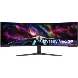 Samsung Odyssey G9 Neo LS57CG952NUXEN - 57-Zoll Ultrawide-4K-Gaming-Monitor, 240 Hz Bildwiederholfrequenz für ein ultimatives Spielerlebnis mit Panorama-Effekt