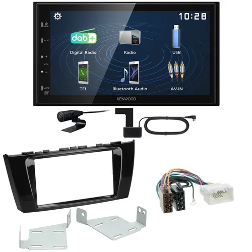 Kenwood DMX129DAB DAB+ Bluetooth USB Einbauset für Mitsubishi Space Star