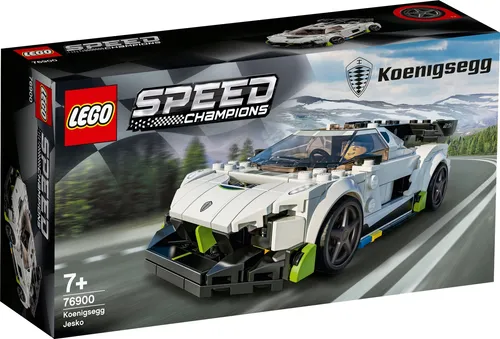 LEGO Speed Champions Koenigsegg Jesko - Supersportwagen Modell, über 480 km/h schnell, für detailverliebte Bau-Fans