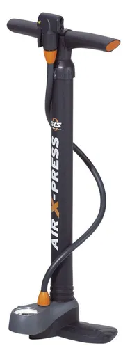 SKS GERMANY AIRCONTROL 8.0 Standpumpe - Luftpumpen mit MULTI VALVE Pumpenkopf für alle Ventilarten und präzisem Manometer für optimale Druckkontrolle bis 8 bar/115 PSI, Made in Germany für höchste Qualität.