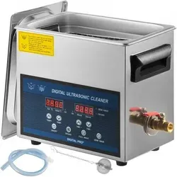 VEVOR Ultraschallreiniger 6L – Digitaler Edelstahl-Reiniger mit LED-Anzeige - Der VEVOR Ultraschallreiniger 6L reinigt effizient mit zwei Frequenzen (28 kHz & 40 kHz) und bietet eine Heizfunktion bis 80 °C. Ideal für vielfältige Reinigungsanwendungen in einem kompakten Design.
