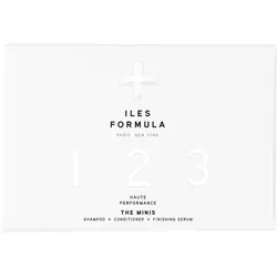 Iles Formula Haute Performance Mini Signature Collection 3 x 50 ml - Haarpflege-Set mit 3 hochwertigen Produkten in praktischer Reisegröße. Enthält Shampoo, Conditioner und Finishing Serum für glänzendes, gesundes Haar – ideal zum Ausprobieren oder Verschenken!