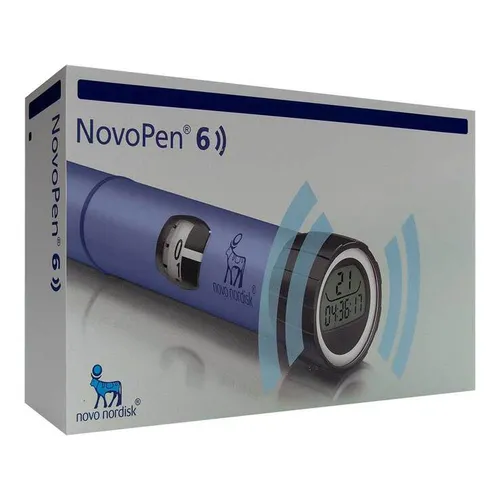 Novopen 6 Injektionsgerät blau - für 3 ml Penfill Insulinpatronen, wiederverwendbar und mit praktischer Memory-Funktion