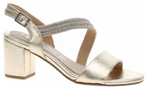 MARCO TOZZI Sandalette – Elegante Sommerbegleiter - Stilvolle Sandalette mit feinen Riemen für feminine Akzente. Weich gepolsterte Innensohle und formschöner Absatz sorgen für Komfort und sicheren Stand – ideal für warme Tage und besondere Anlässe.