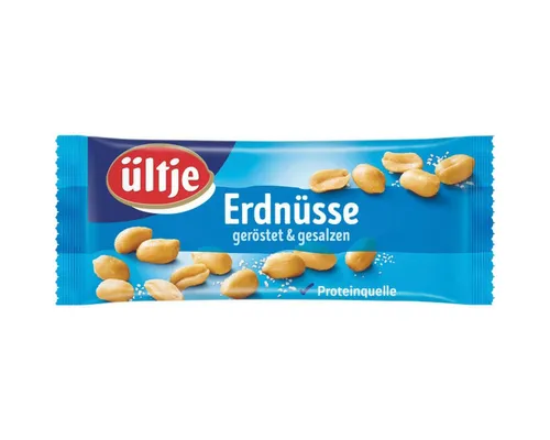 UELTJE Knabberei, Ültje Erdnüsse gesalzen eine leckere und feine Proteinquelle 20x50g