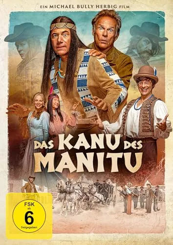 Das Kanu des Manitu DVD - Vorbestellung - Erleben Sie die deutsche Originalversion des Films "Das Kanu des Manitu" auf DVD. Veröffentlichung am 02.01.2026, FSK ab 6 Jahren, ideal für Filmfans!