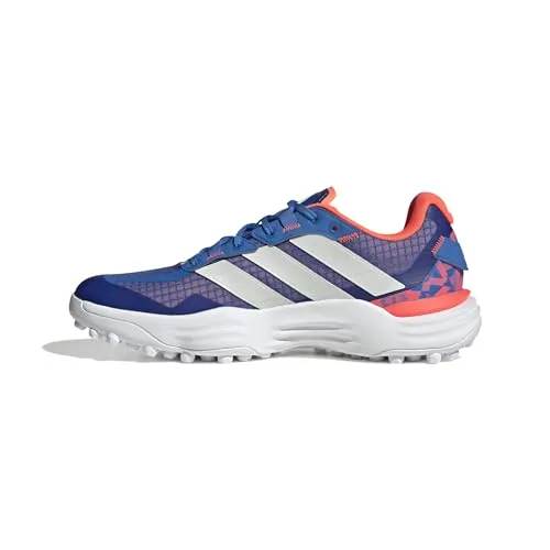 adidas Unisex Adipower Hockey 3 – Hochwertige Hockeyschuhe in Bright Royal - Robuste Hockeyschuhe mit regulärer Passform, ideal für den Einsatz auf dem Spielfeld. Das Obermaterial aus Textil und Synthetik sorgt für Komfort und Langlebigkeit.