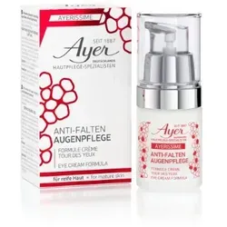 Ayer Pflege Ayerissime Vital Care Eye Cream 20 ml - Intensive Augenpflege - Augenpflege für empfindliche Haut, spendet tiefenwirksam Feuchtigkeit, glättet Trockenheitsfältchen und Krähenfüße. Für eine strahlend frische und pralle Augenpartie.