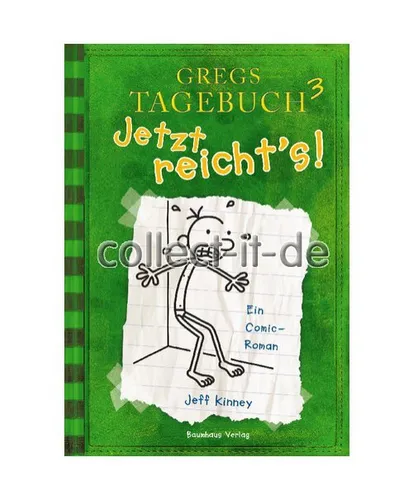 Gregs Tagebuch - Band 3 - Jetzt reichts! - Beliebtes Kinderbuch von Jeff Kinney, 224 Seiten voller Humor und Abenteuer. Ideal für junge Leser, die Spaß am Lesen haben.