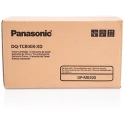 Panasonic Toner DQ-TCB008-X schwarz - Hohe Seitenkapazität - Toner für Panasonic Workio DP-MB 300, liefert bis zu 8.000 A4-Seiten bei 5% Deckung für effizientes Drucken.