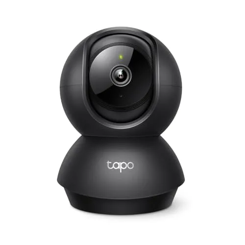 Tapo C201 WLAN-Überwachungskamera 360° - Überwachungskamera für Innenräume mit 1080P HD-Video, Nachtmodus und Bewegungserkennung. Ideal für Babys und Haustiere, kompatibel mit Alexa & Google Assistant.