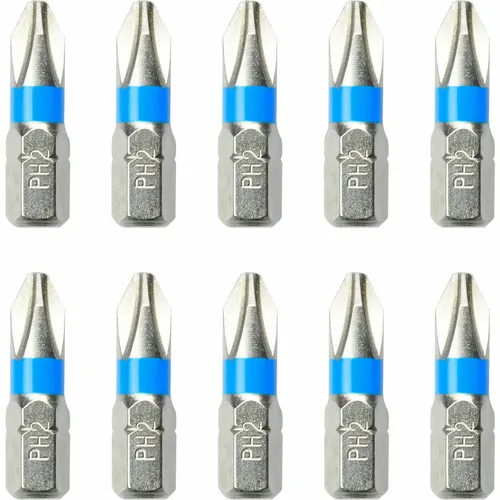 10x PH2 KREUZ Bit S2 Stahl PH2 Bits Schraubendreher Bit-Satz Top Sale Deal