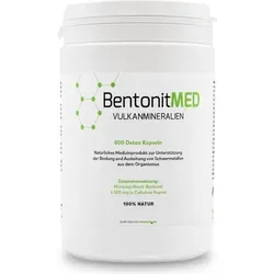 Bentonit MED Detox Kapseln – 600 Stück - Hochwertige Kapseln mit Vulkanmineral zur Unterstützung der natürlichen Körperreinigung. Ideal für die tägliche Einnahme und geprüft nach höchsten Qualitätsstandards.