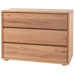 Hasena Kommode Cassetto Wildeiche pure - Massive Kommode mit 3 gedämpften Schubkästen, ideal für ordentliche Ablage. Aus der Naturo-Line Kollektion, fertig montiert geliefert. Maße: 105 x 46 x 77 cm.